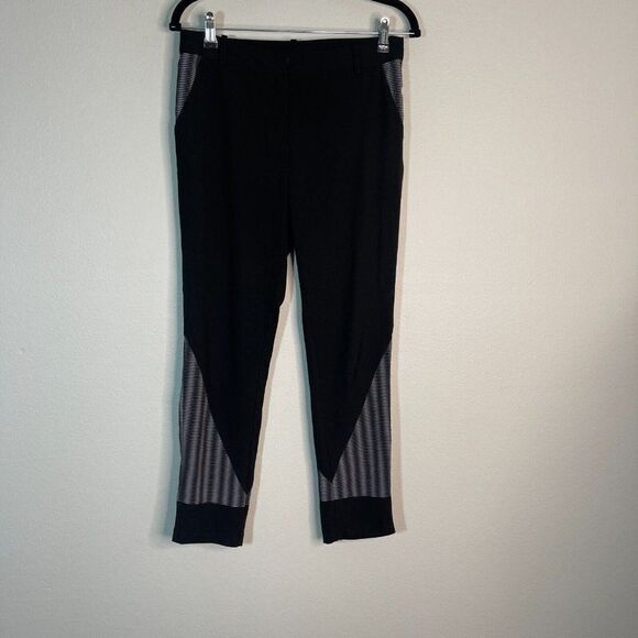 Peter Pilotto for Target Size 2 Crop Ankle Pants Black Gray - Picture 1 of 7